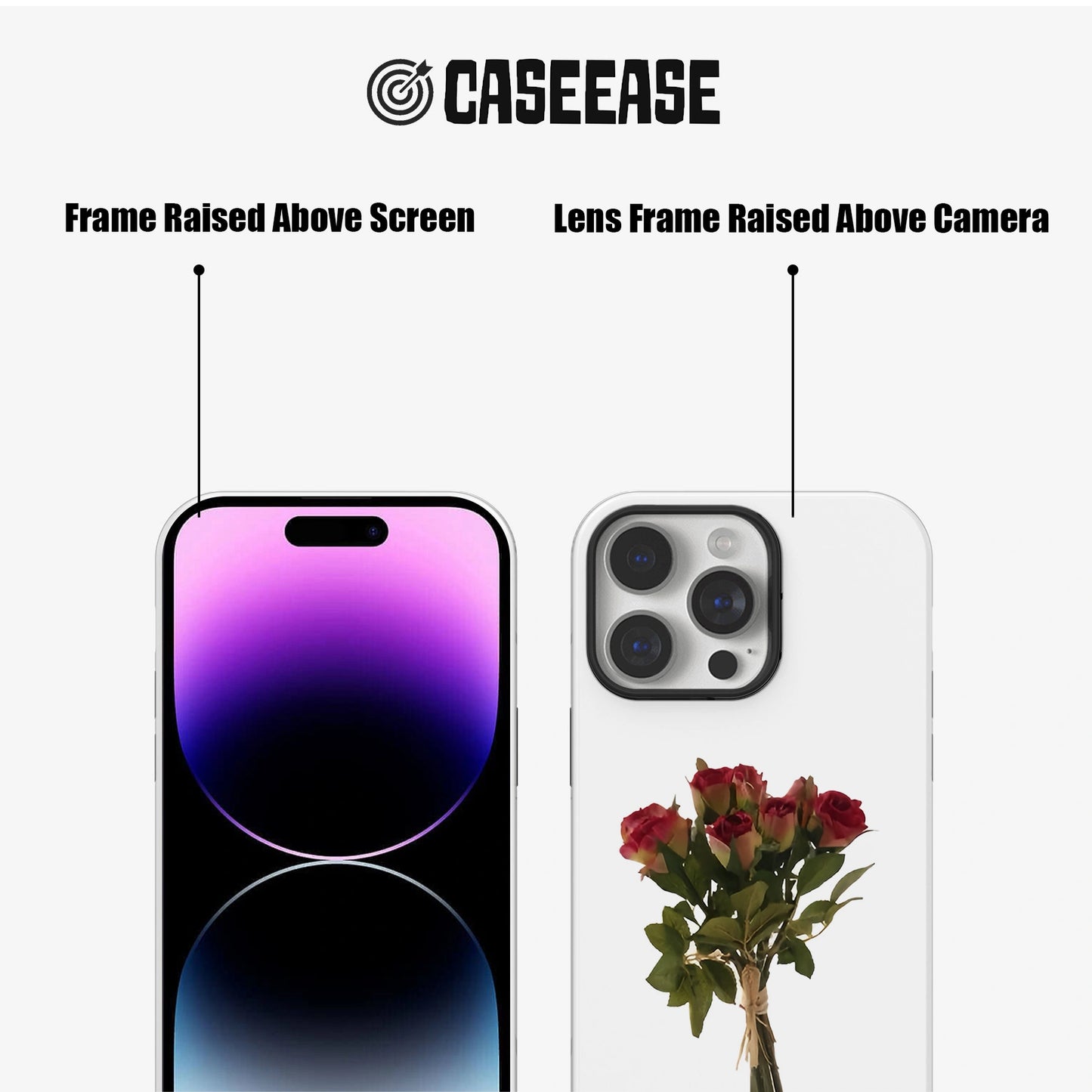 Romantic Red Rose Bouquet Phone Case – Classic and Timeless Design