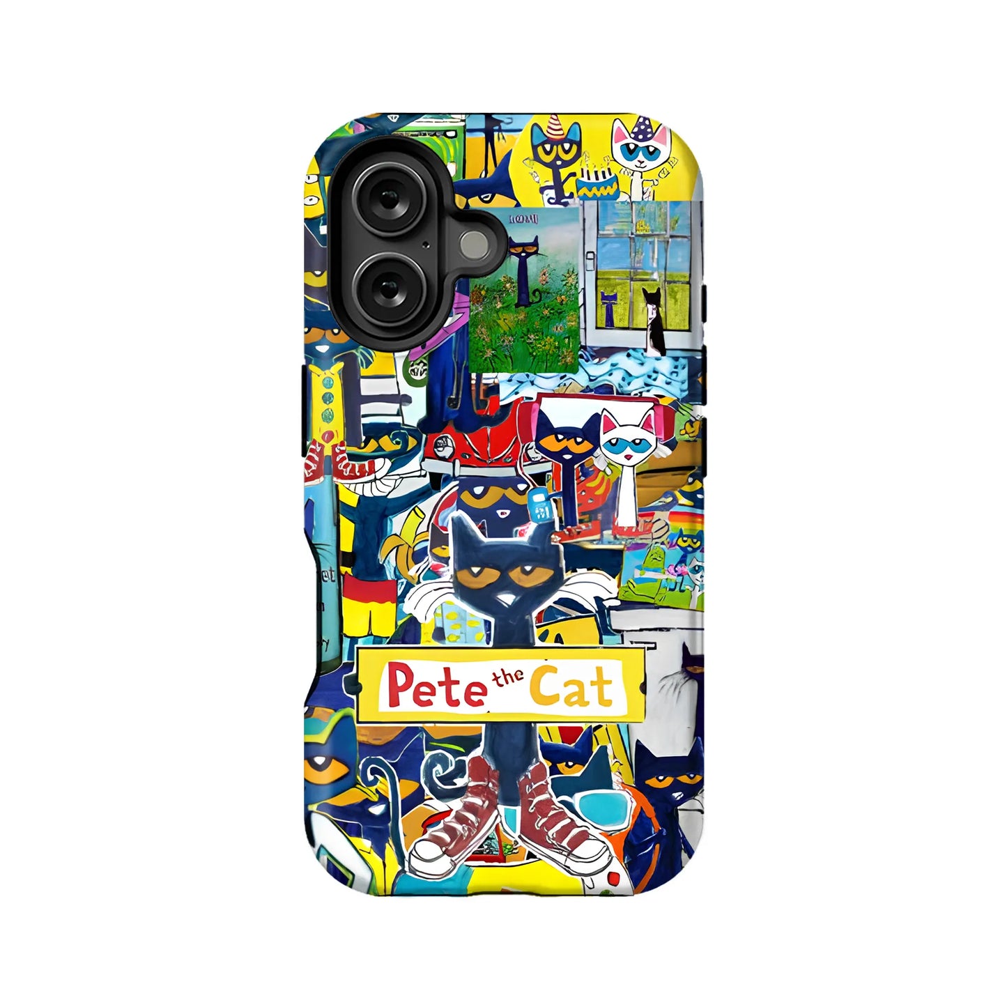 Funda para teléfono divertida y colorida de Pete el Gato