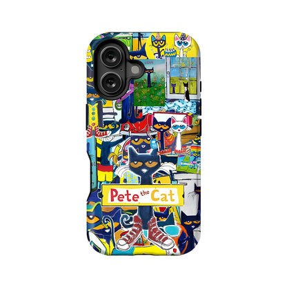 Funda para teléfono divertida y colorida de Pete el Gato