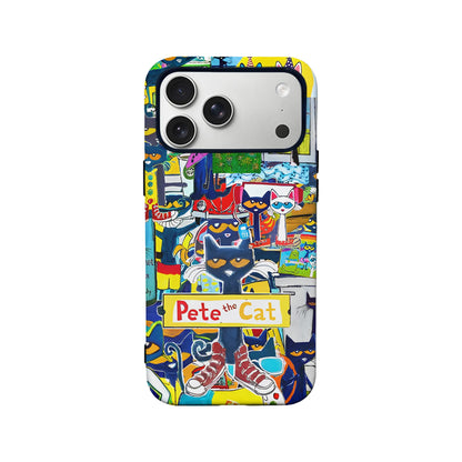 Funda para teléfono divertida y colorida de Pete el Gato