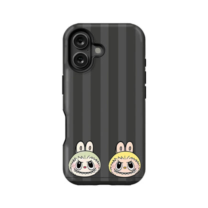 Bonita funda para teléfono Labubu con un simpático diseño de personaje