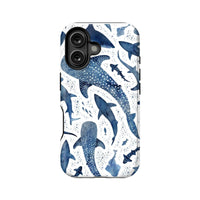 Artistic Whale Shark Nautical Phone Case