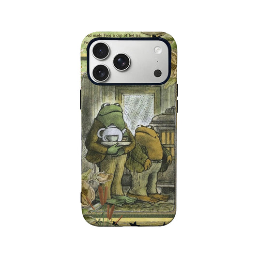 Frog Tea Party Phone Case - Whimsical Frog Design