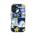 Funda para teléfono Snoopy Moonlight - Protección de aventura cósmica