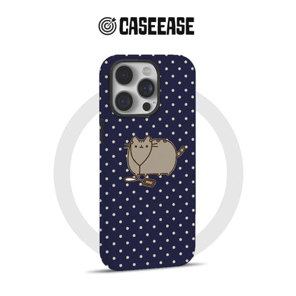 Cute Pusheen Cat Polka Dot Phone Case