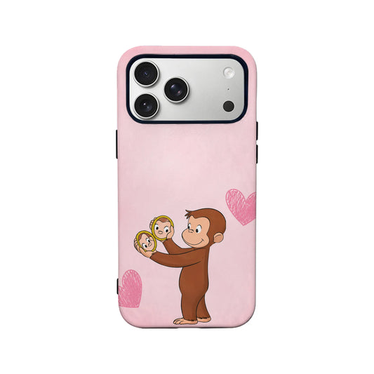 Cute Curious George Phone Case for iPhone