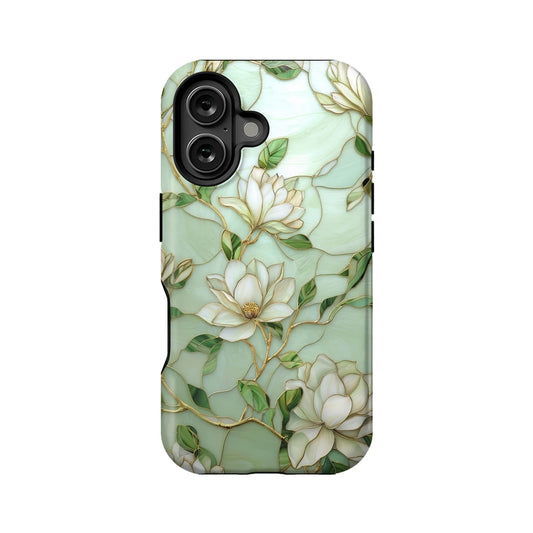 Elegant Magnolia Floral Phone Case