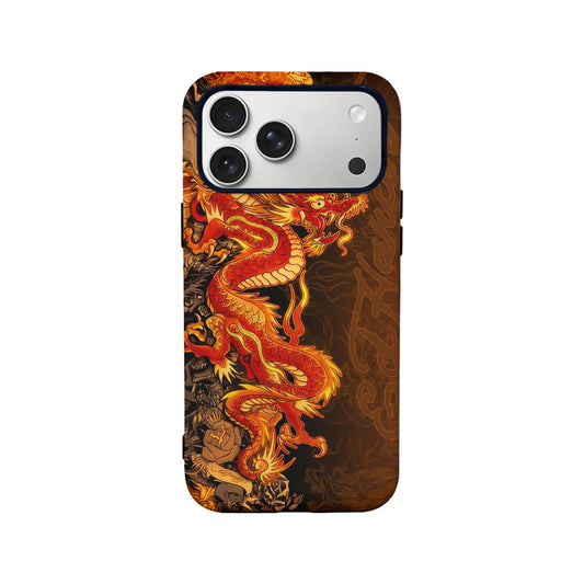 Fiery Dragon Phone Case - Bold Art for Your Device