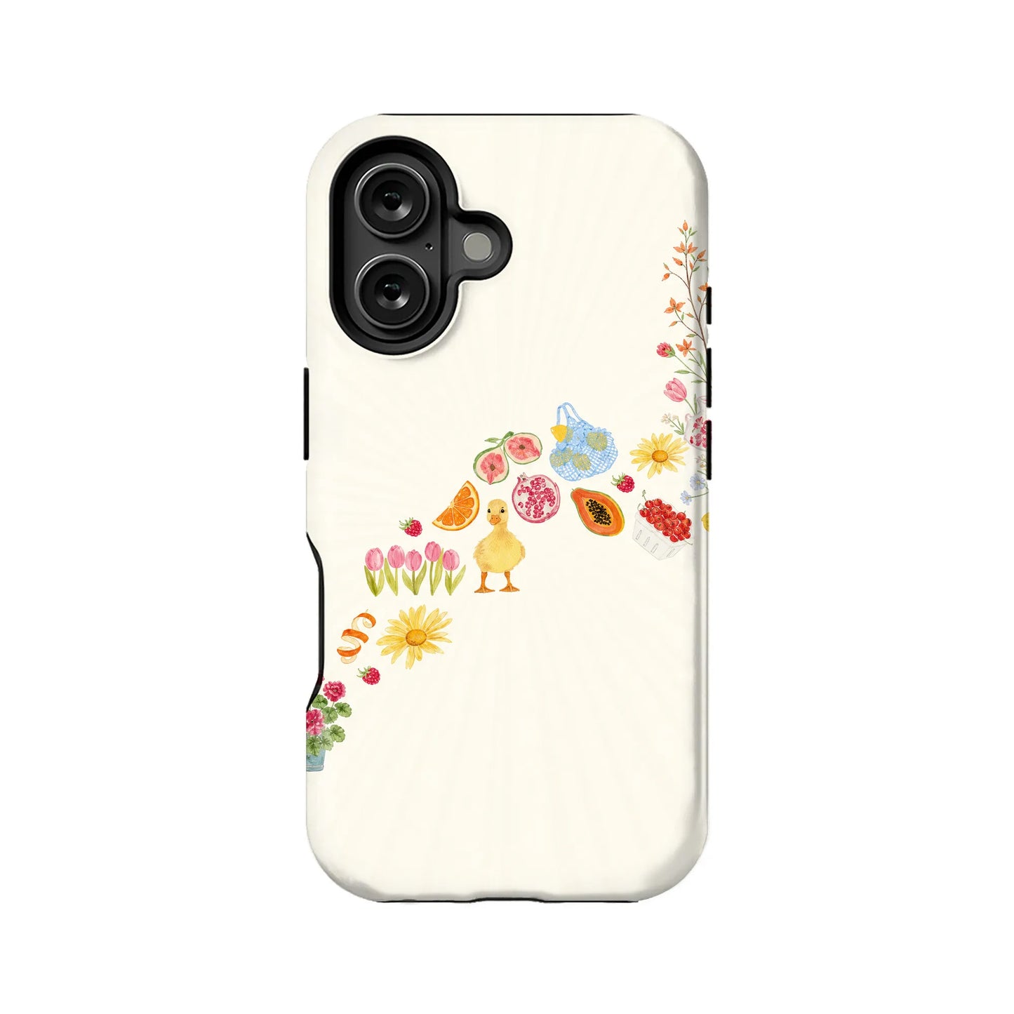 Colorful Garden Theme Phone Case