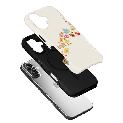 Colorful Garden Theme Phone Case