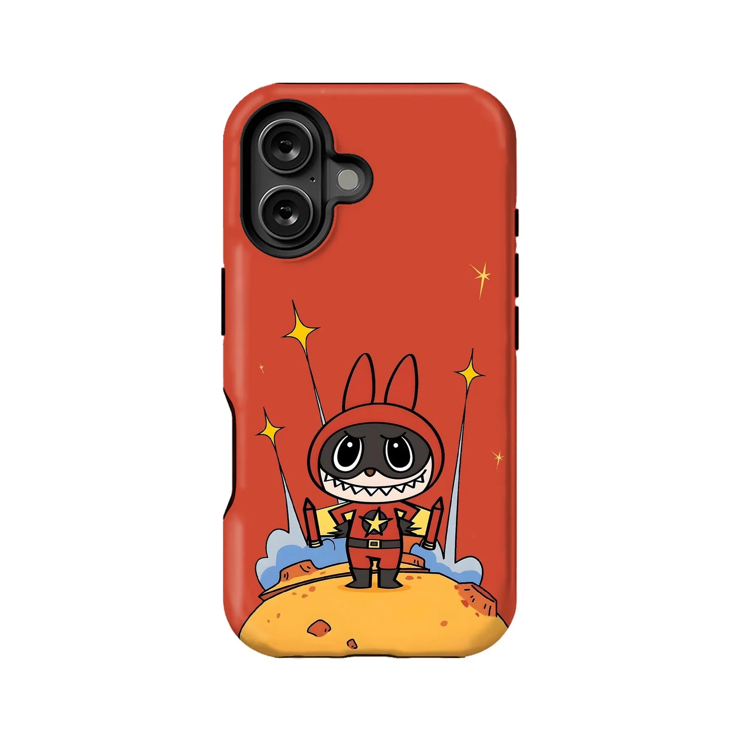 Funda para teléfono del superhéroe Labubu