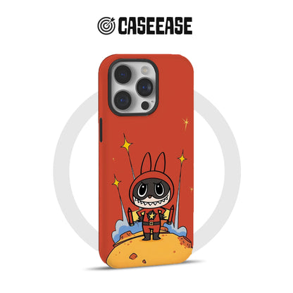 Funda para teléfono del superhéroe Labubu