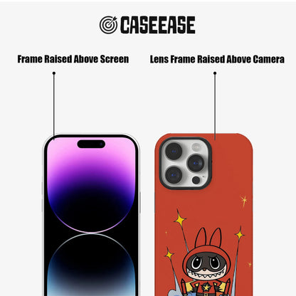 Funda para teléfono del superhéroe Labubu