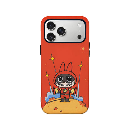 Funda para teléfono del superhéroe Labubu
