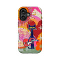 Psychedelic Pete Cat Rock Band Phone Case
