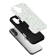 Mint Green Cartoon Phone Case – Whimsical and Playful Design