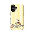Funda para teléfono de George el curioso chef: diseño de mono adorable