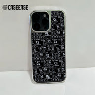 Funda holográfica cromada para iPhone 15 Pro - Elements Chart Design