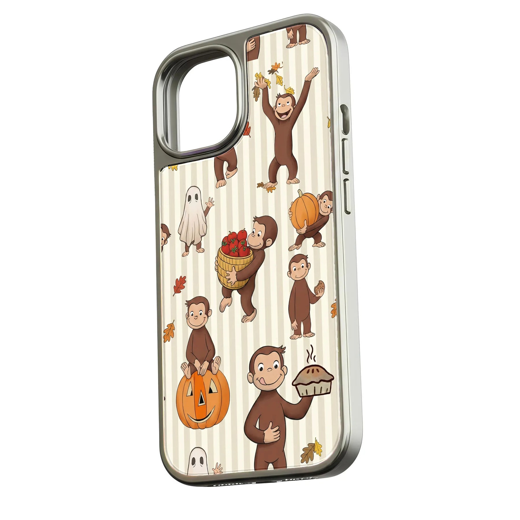 Funda para teléfono Curious Monkey: diseño divertido y ambiente festivo