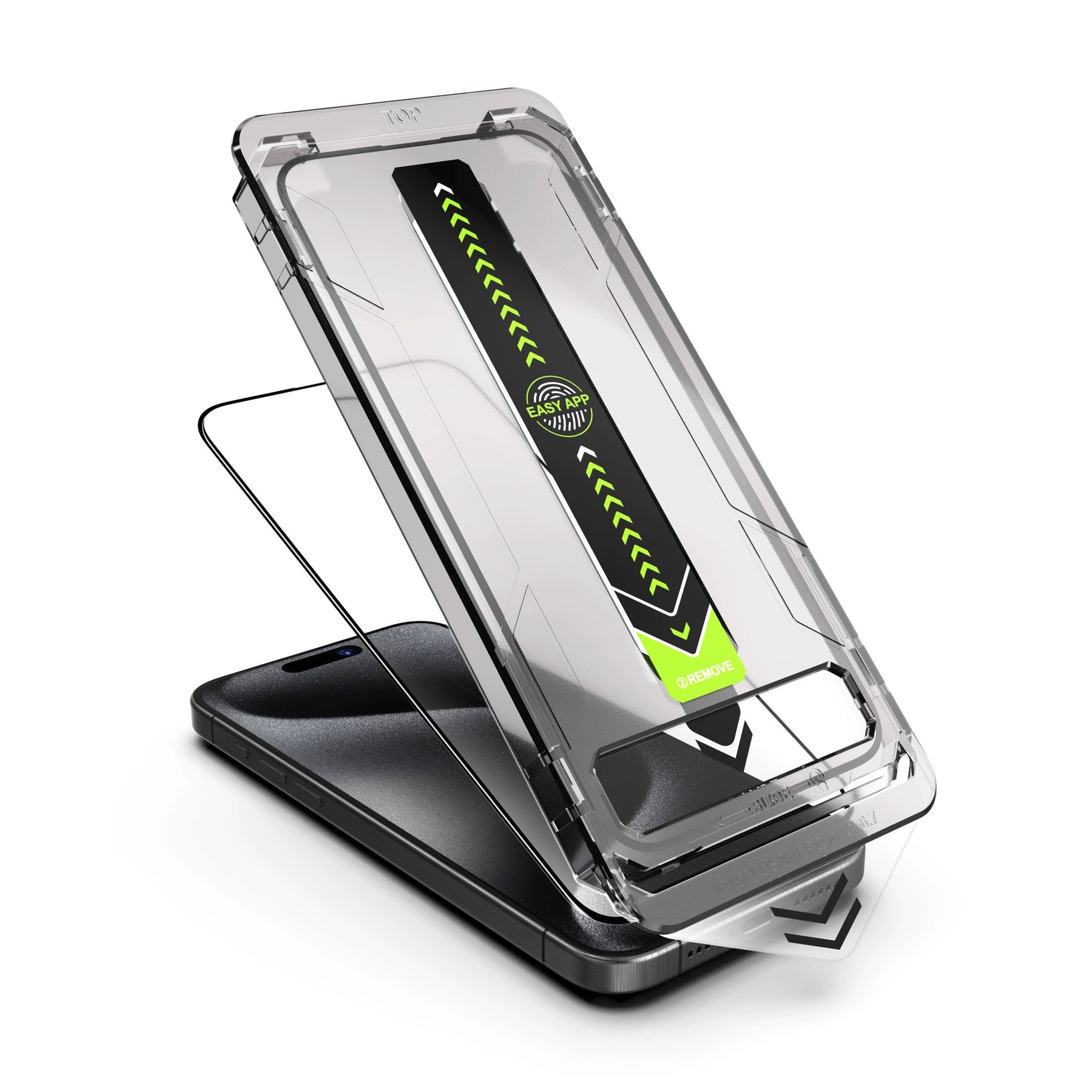 Titan 2026 Dust-Removal Easy-App Screen Protector with Auto Dust Removal & Anti-Static Layer