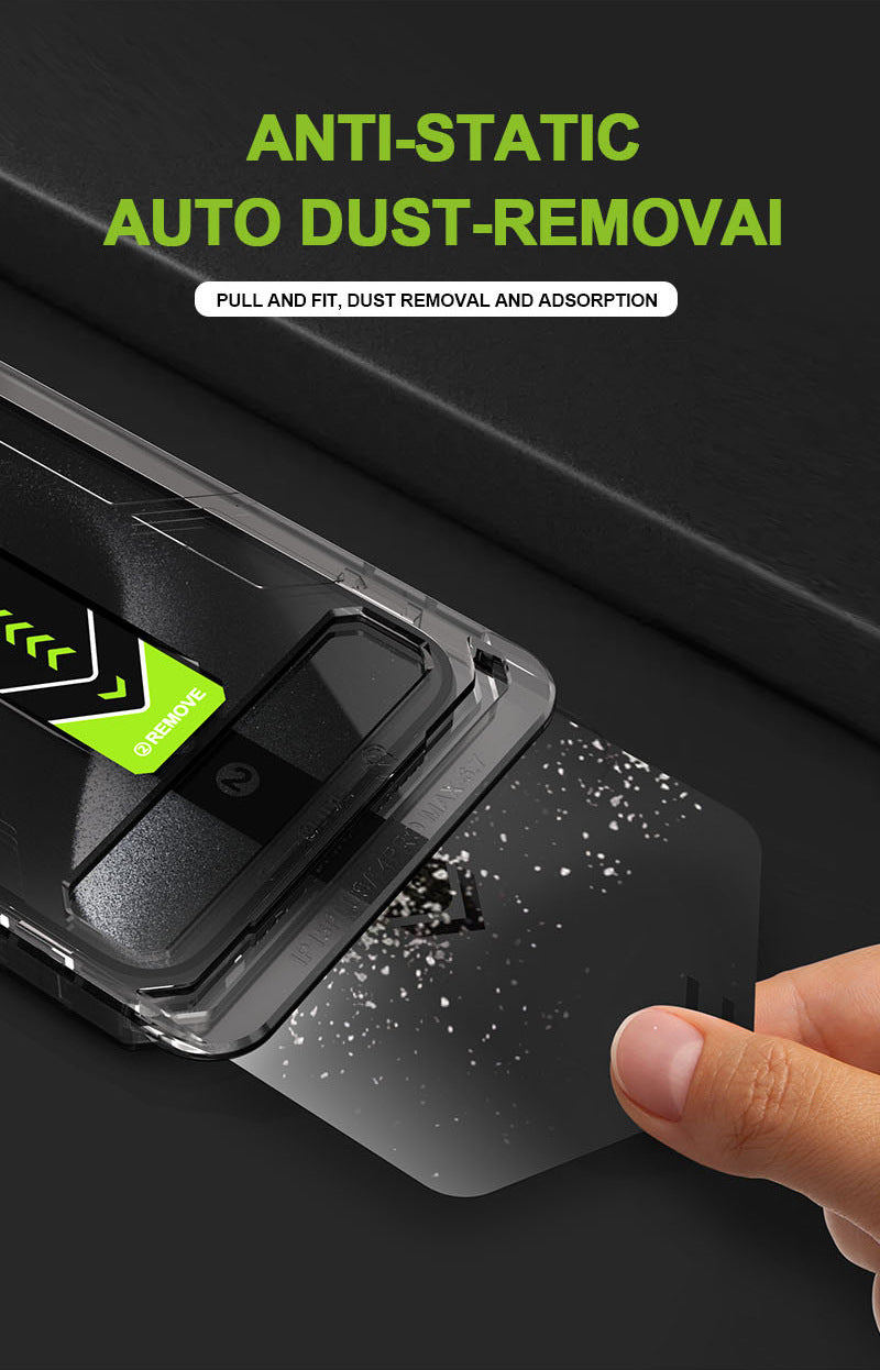 Titan 2026 Dust-Removal Easy-App Screen Protector with Auto Dust Removal & Anti-Static Layer