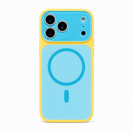 Dopamine Contrast Color MagSafe iPhone Case - Blue-Blue white background variant image
