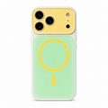 Dopamine Contrast Color MagSafe iPhone Case - Yellow-Green white background variant image