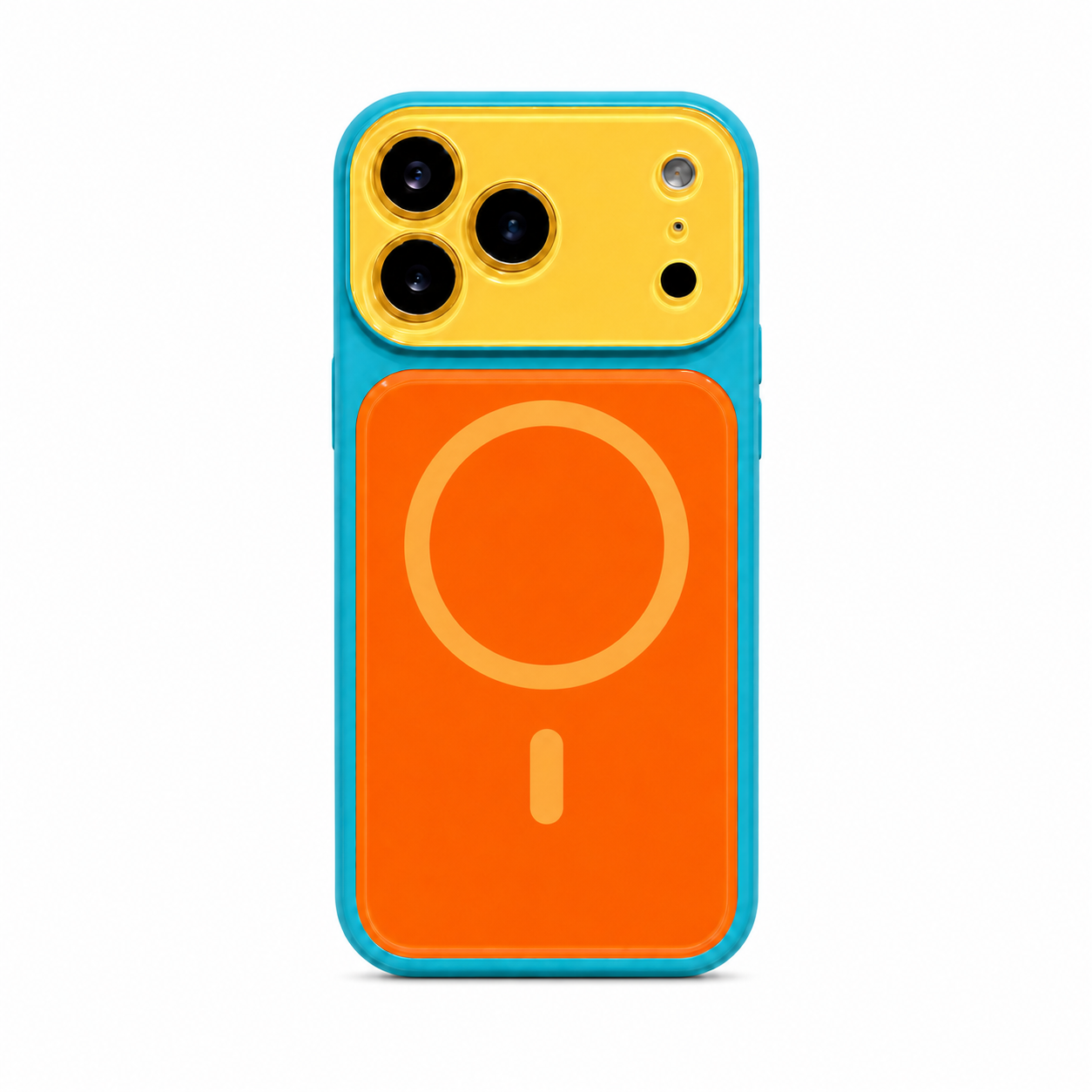 Dopamine Contrast Color MagSafe iPhone Case - Yellow-Orange white background variant image