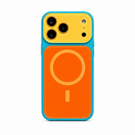 Dopamine Contrast Color MagSafe iPhone Case - Yellow-Orange white background variant image