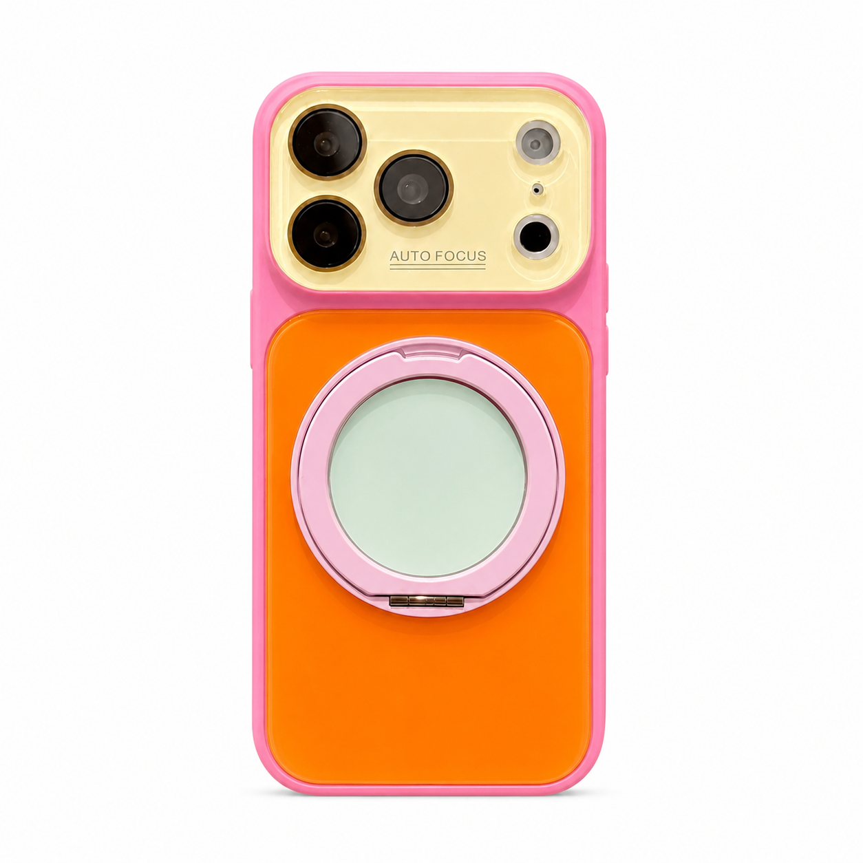 Dopamine MagSafe Ring Stand iPhone Case - Orange white background variant image
