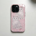 Fluffy White Cat Phone Case