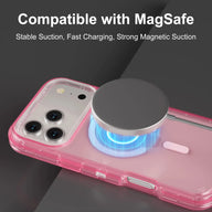 3-in-1 Transparent Phone case for iPhone 17 Pro Max 17 Air 16 15 14 13 Pro Max,Compatible with MagSafe, Durable Dual Layer Transparent Magnetic Phone Cases, Heavy Duty Shockproof and Anti-Drop Protective Cover (main image)