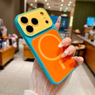 #SummerFinds dopamine Contrast color newly upgraded with magnetic suction Suitable for iPhone 17 16 15 14 Pro Max Magnetic phone case Contrast color full lens protection Compatible with iPhone 17 Pro Max Magnetic phone case No paint peeling, anti-fall an (main image)