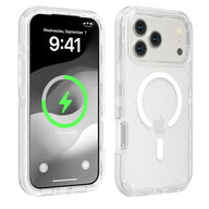 3-in-1 Transparent Phone case for iPhone 17 Pro Max 17 Air 16 15 14 13 Pro Max,Compatible with MagSafe, Durable Dual Layer Transparent Magnetic Phone Cases, Heavy Duty Shockproof and Anti-Drop Protective Cover - Color Clear (variant image)